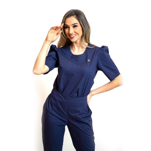 Pijama Cirúrgico Sodalita Feminino - Mangas Bufantes