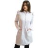 Jaleco Ágata Branca Feminino – Manga Bufante