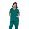 Pijama Cirúrgico Esmeralda Clássico Feminino