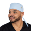 Gorro Laço Fino Azul Bebê