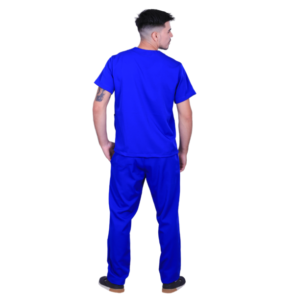 Pijama Cirúrgico Masculino Tanzanita - Image 3